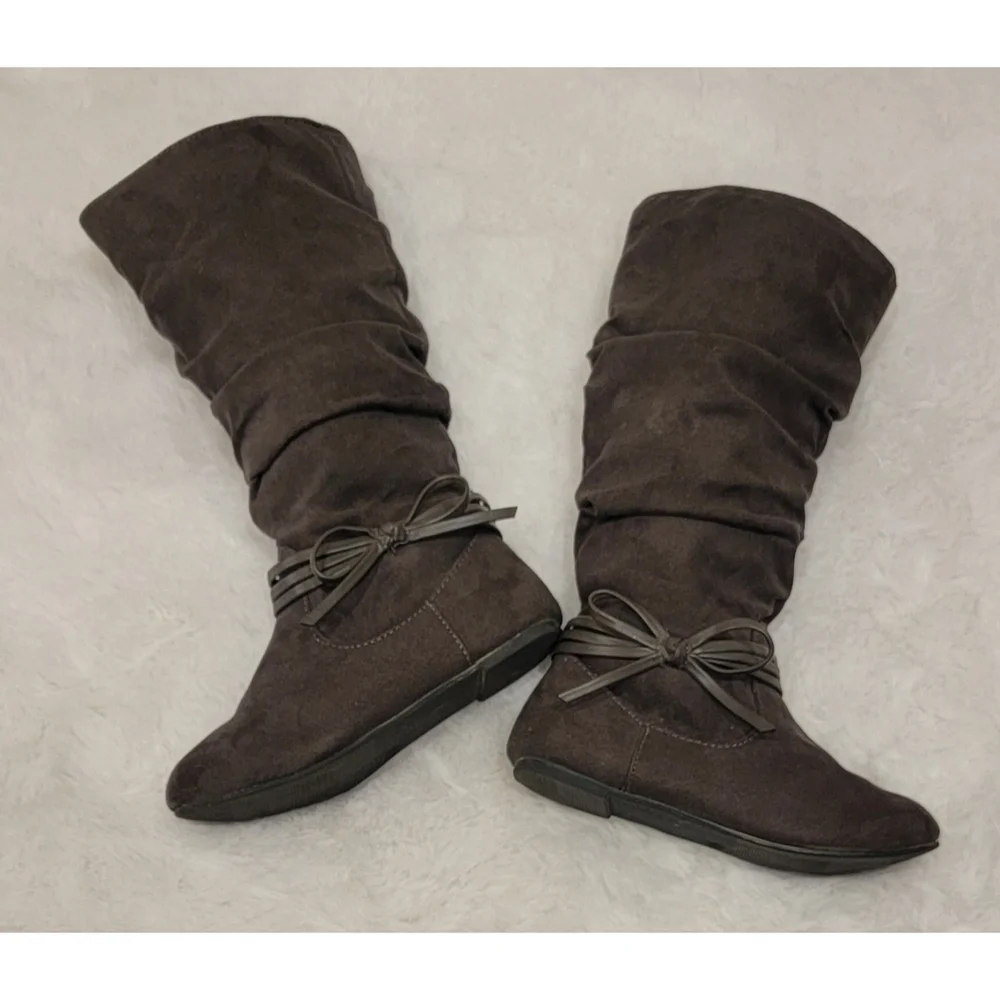 Arizona Jeans Co Girls Tall Brown Boots size 11